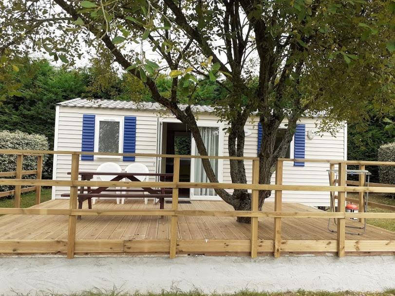 Les Mobile Home De Kerroyal Garlan ภายนอก รูปภาพ
